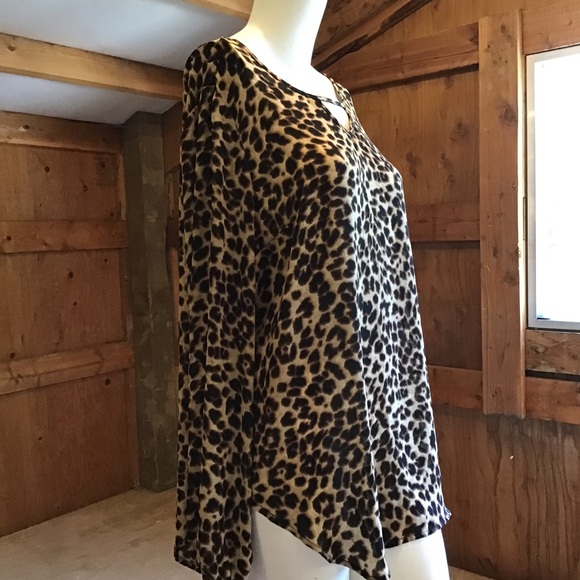 Torrid Tunic Top Leopard Print - Picture 5 of 7